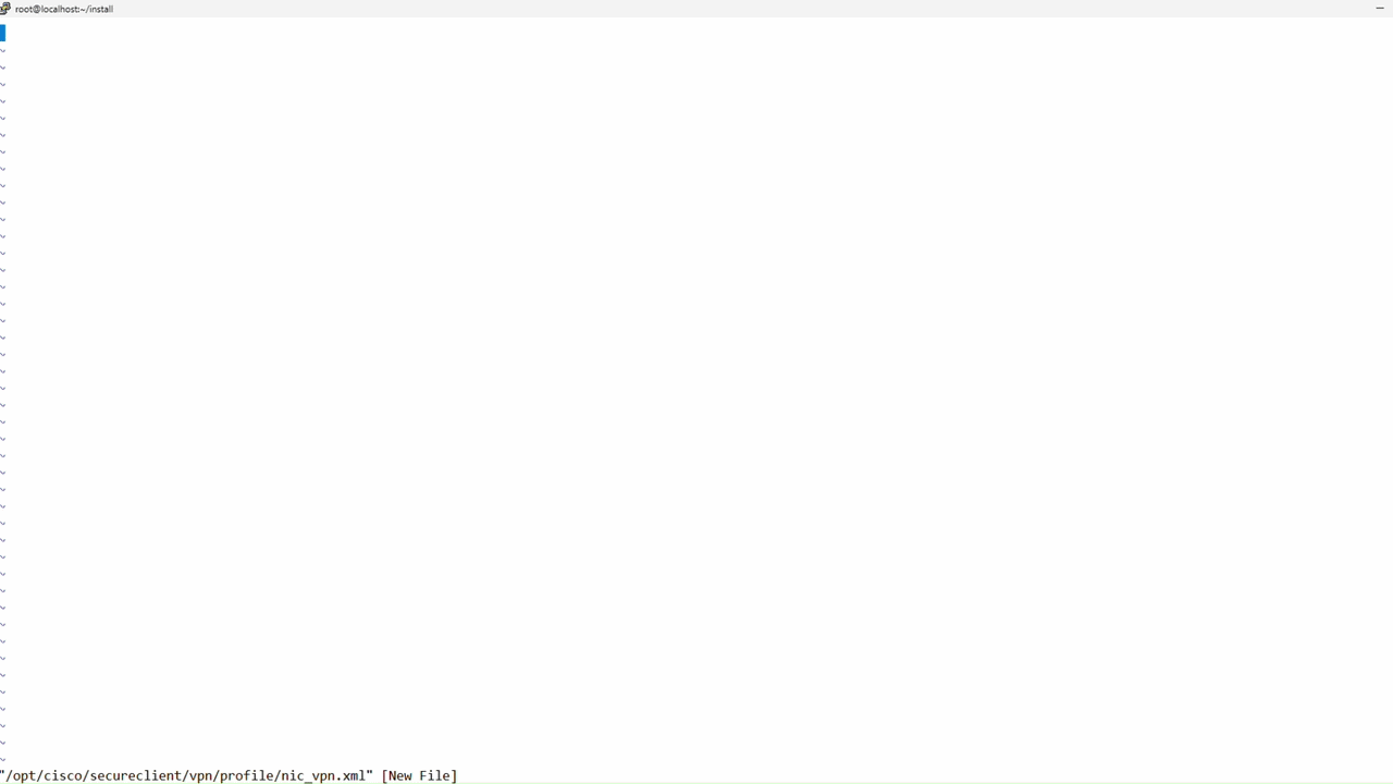 Profile Creation Command